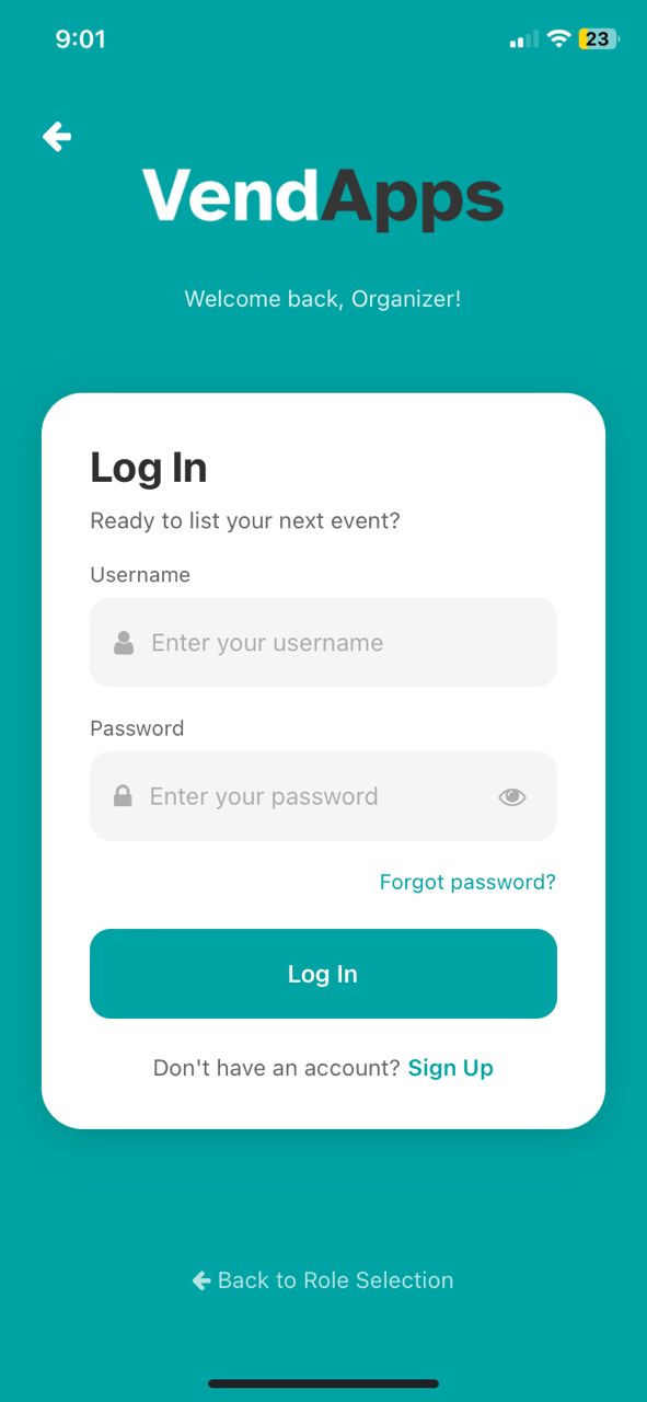 VendApps screen 1
